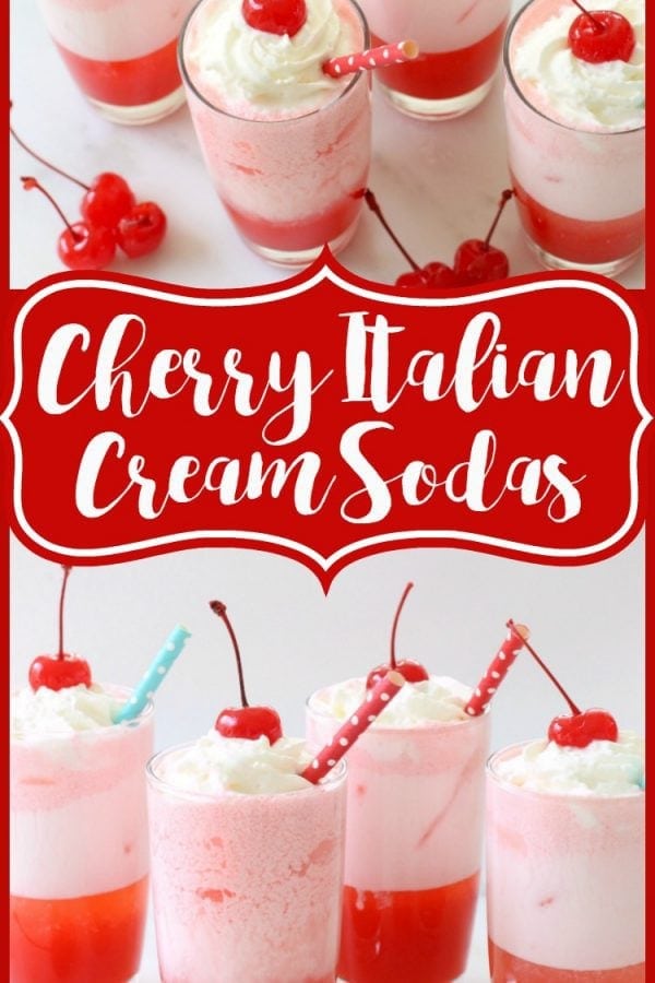 Cherry Italian Cream Sodas - Butter With A Side of Bread