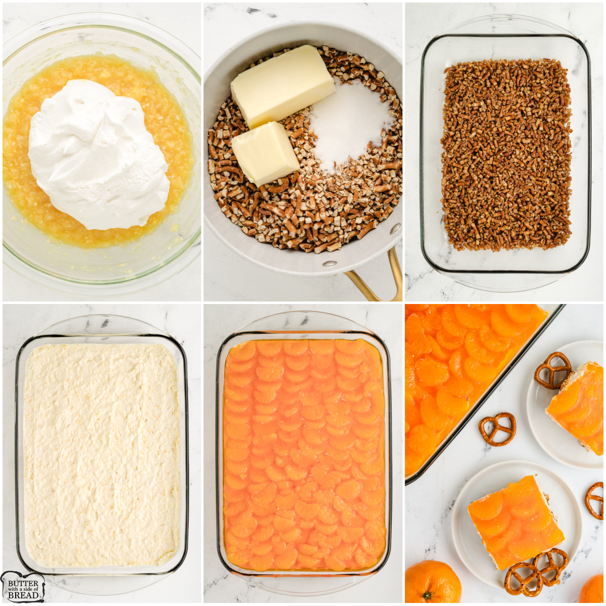 how to make a tropical jello pretzel salad