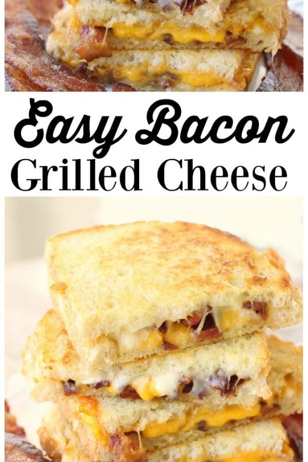 Our Bacon Grilled Cheese is legendary! The golden toasted bread filled with two different melted cheeses & crispy diced bacon will have you never wanting a plain sandwich again!