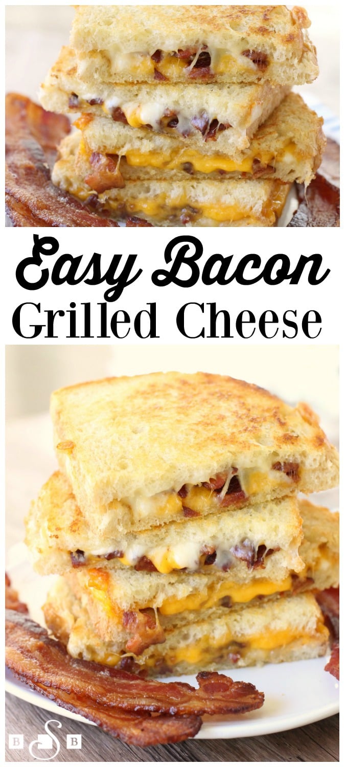 Bacon Grilled Cheese - Butter With A Side of Bread