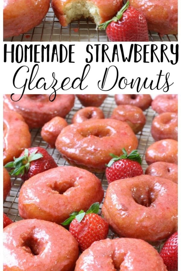 Homemade Strawberry Glazed Donuts - Butter With A Side of Bread