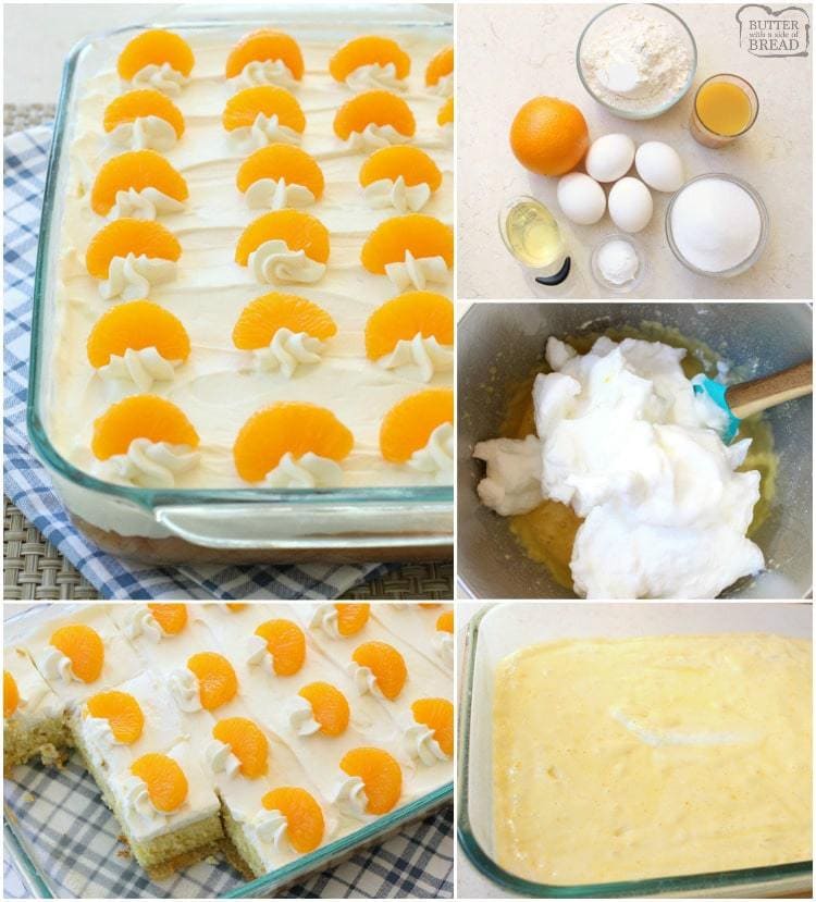 Step by Step directions on how to make the easiest Orange Chiffon Cake