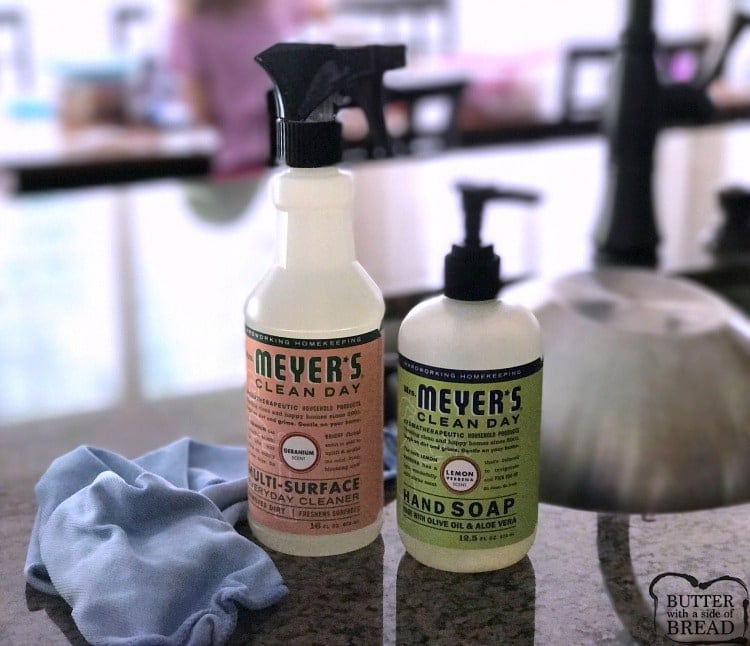Cleaning tips and a list of best cleaning products that help your home stay clean and smell fresh. Featuring five of my favorite cleaning tools for $2 each!