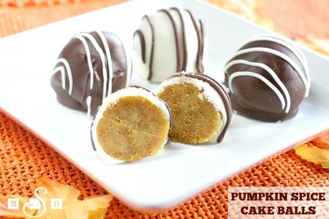 Pumpkin Spice Cake Balls - Butter With a Side of Bread