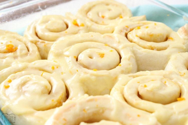 Orange Rolls made in an hour! Perfectly sweet, soft rolls with a bright citrus glaze that melts in your mouth. Plus, how to make the BEST sweet rolls ever!