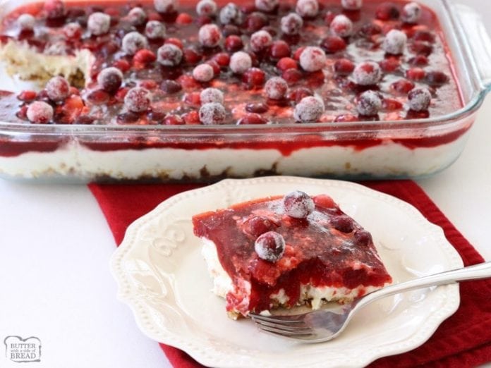 CRANBERRY JELLO SALAD - Butter with a Side of Bread