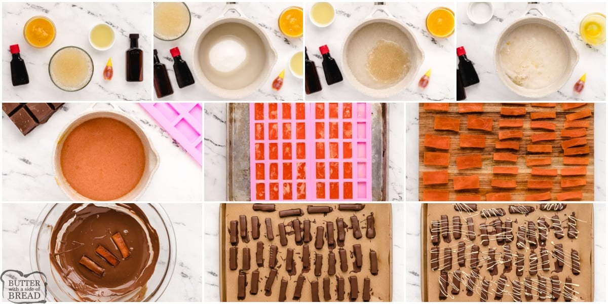 Step by step instructions on how to make Chocolate Orange Sticks