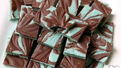 Homemade After Eight Mint Chocolate Bark