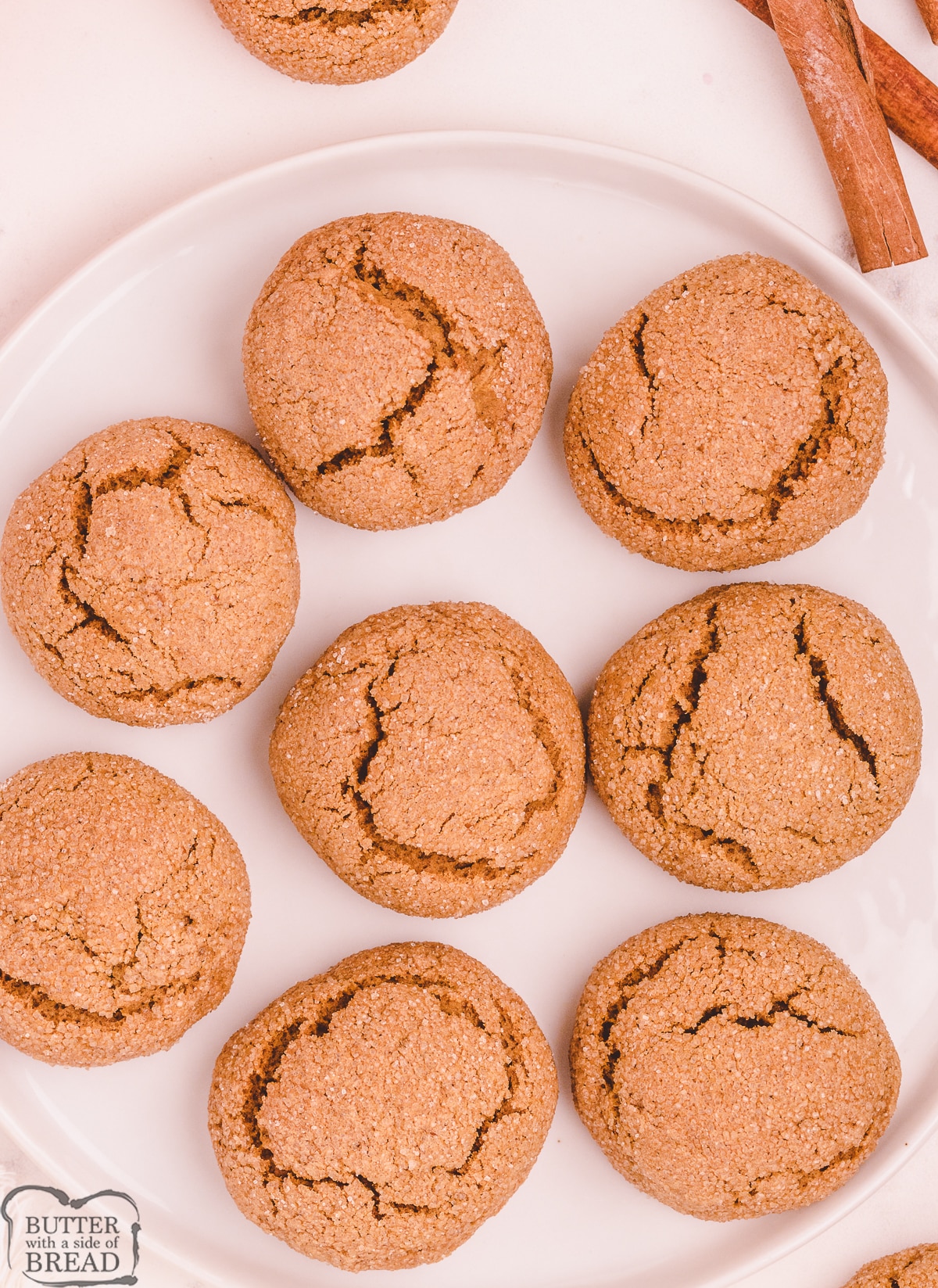 pumpkin cookies with ginger on a plate