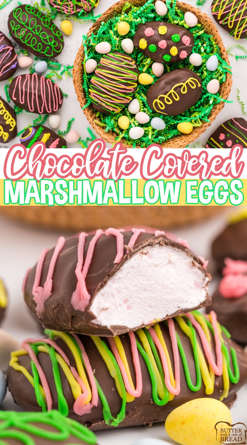 Chocolate Covered Marshmallow Eggs are so fun to make for Easter! Marshmallow Eggs can be made in any flavor and they taste so much better than the store-bought variety.