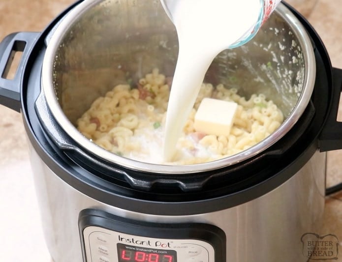 Homemade Macaroni and Cheese Recipe made in the Instant Pot