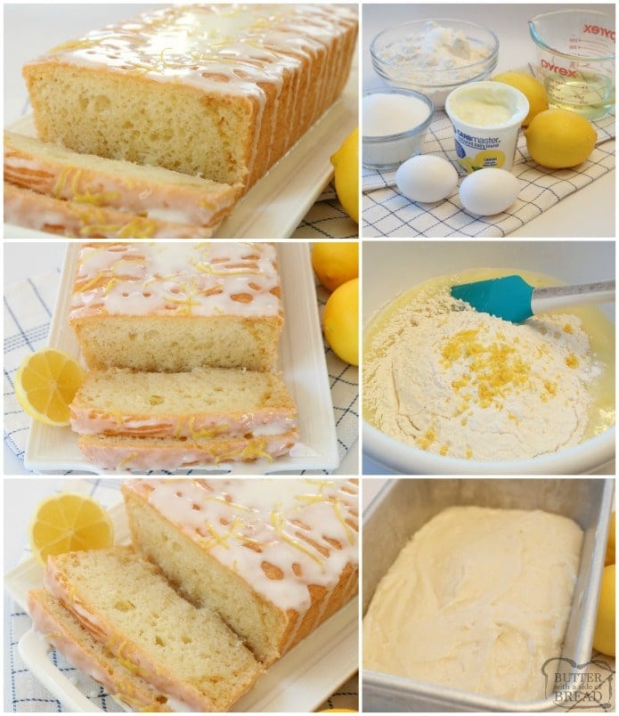 How to make Lemon Bread with lemon yogurt in it. How to make moist lemon bread. 