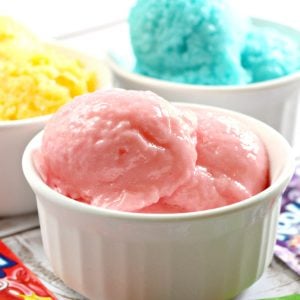 3 ingredient Kool Aid Sherbet