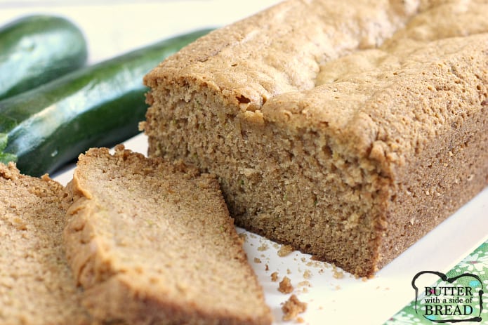 Pudding Zucchini Bread is made with vanilla pudding mix in the batter! This little twist on a classic quick bread yields perfectly moist and delicious results every time! 
