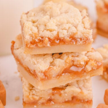 buttery salted caramel bars