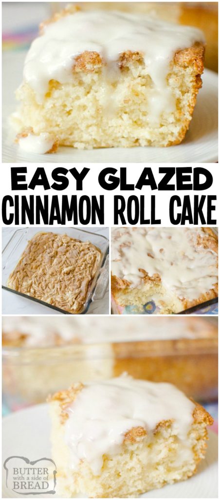 CINNAMON ROLL CAKE RECIPE - Butter with a Side of Bread
