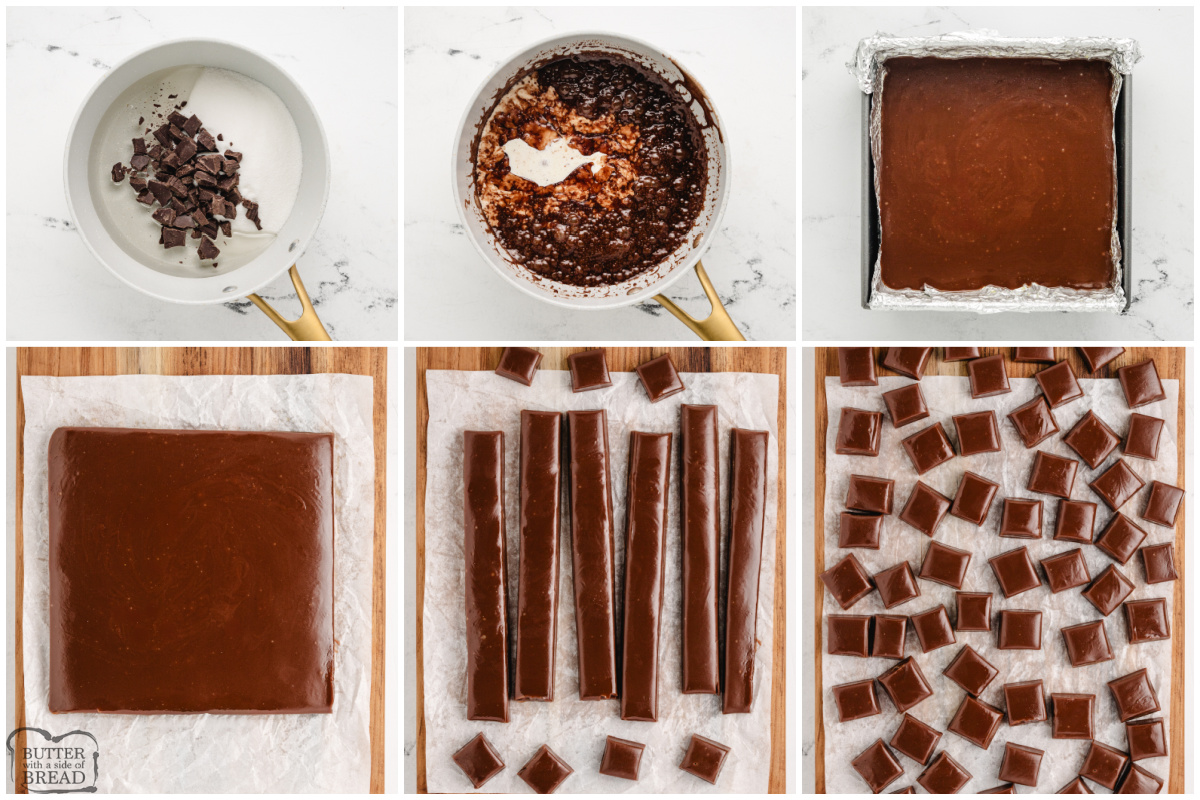 Step by step instructions on how to make Chocolate Caramels recipe.