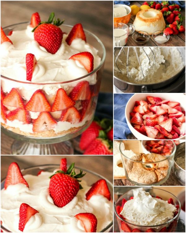 EASY STRAWBERRY TRIFLE RECIPE - Butter with a Side of Bread