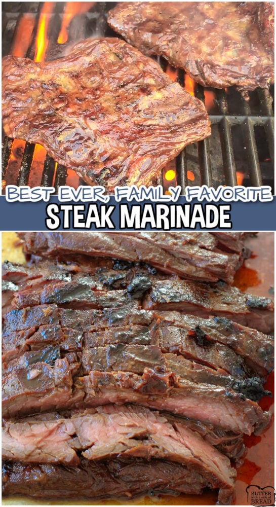 Our family's steak marinade recipe uses soy sauce, brown sugar, ginger, and garlic to tenderize and flavor any cut — even cheap ones. Whisk together in 5 minutes, marinate & grill to perfection.