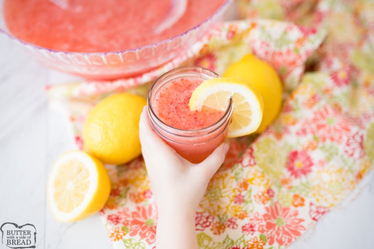 strawberry lemonade punch