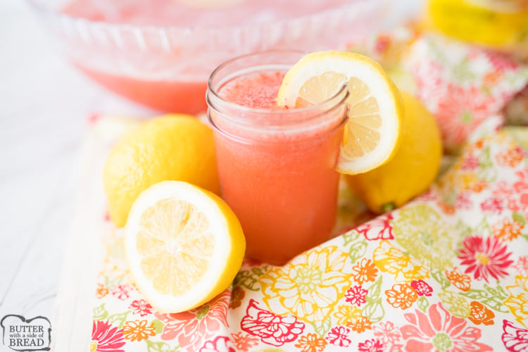 strawberry lemonade punch