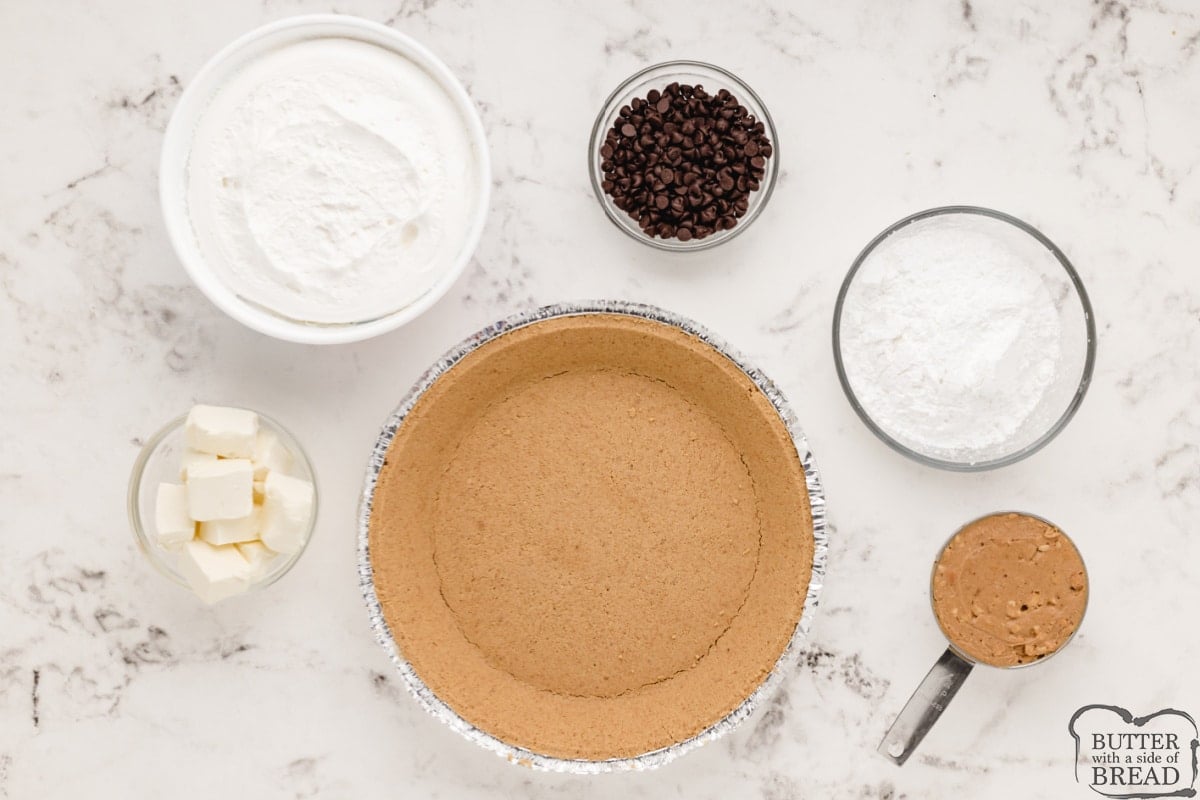 Ingredients in Frozen Peanut Butter Pie