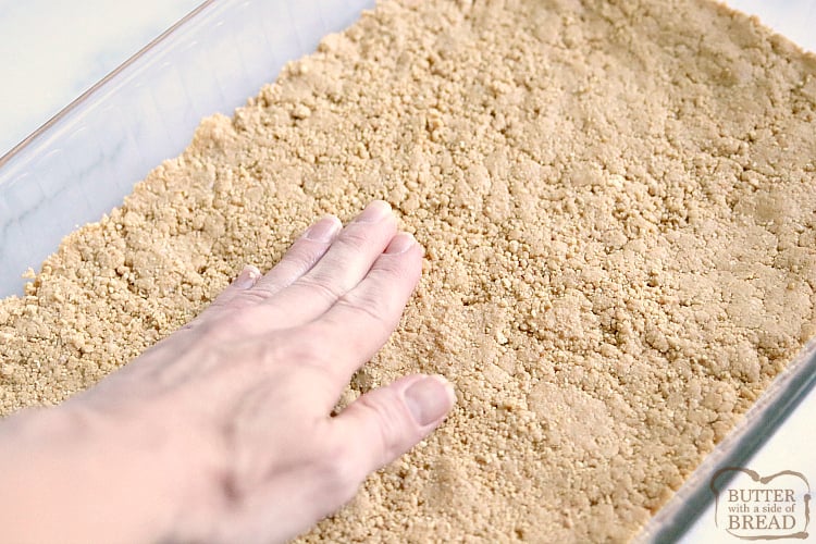 Making a graham cracker crust