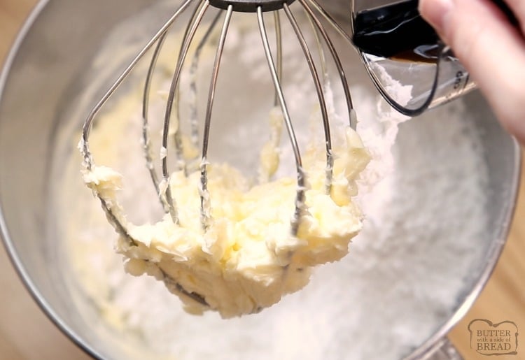 butter and sugar for frosting