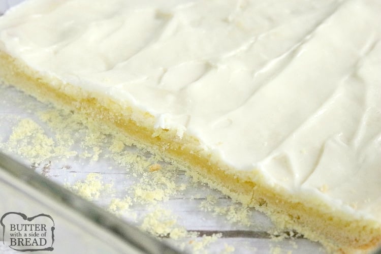 Lemon Cheesecake Bars are light, easy to make and only call for six ingredients. The crust is made with a lemon cake mix for an easy lemon dessert recipe with lots of lemon flavor!