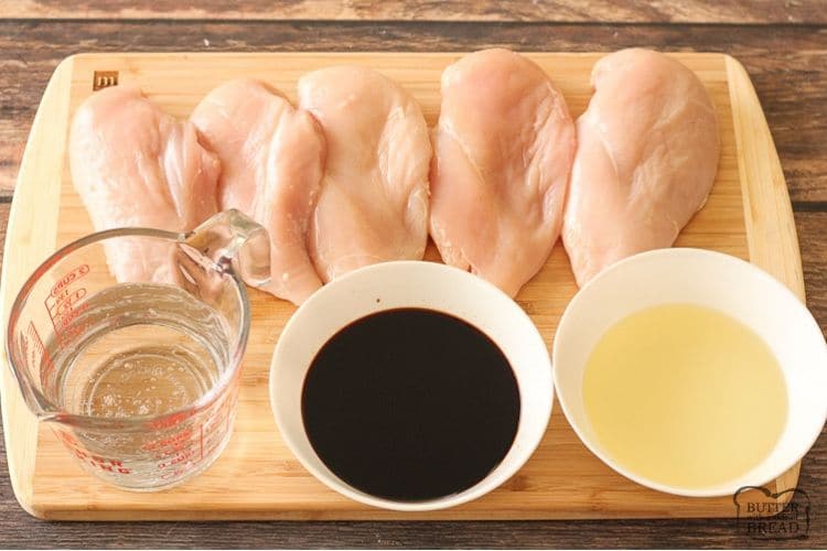 ingredients for teriyaki chicken