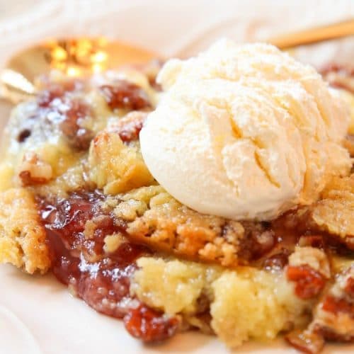 BERRY DUMP CAKE RECIPE - Butter with a Side of Bread
