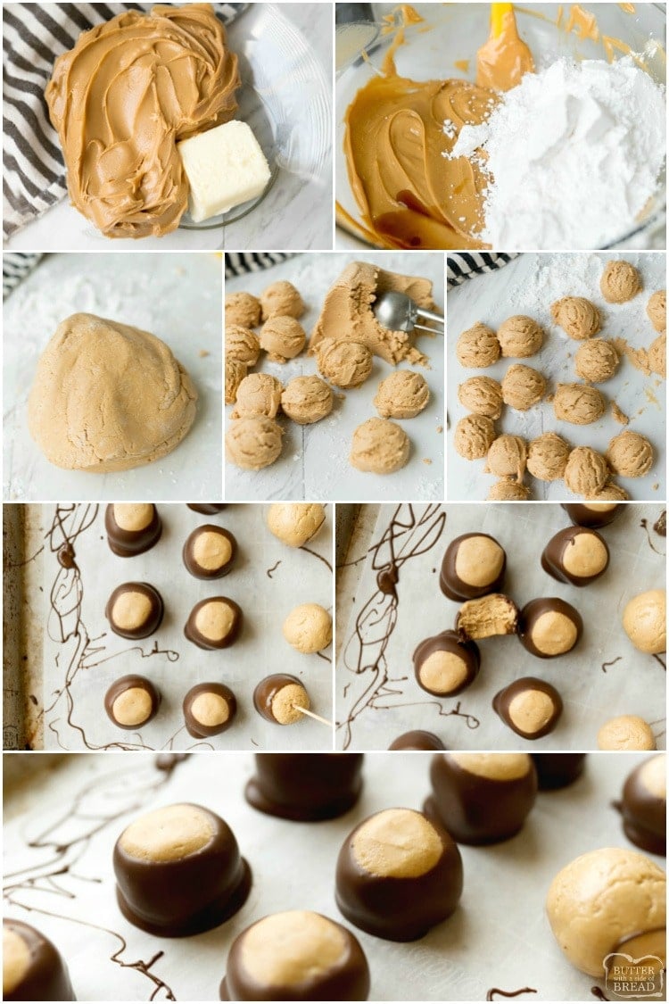 how to make peanut butter chocolate candy