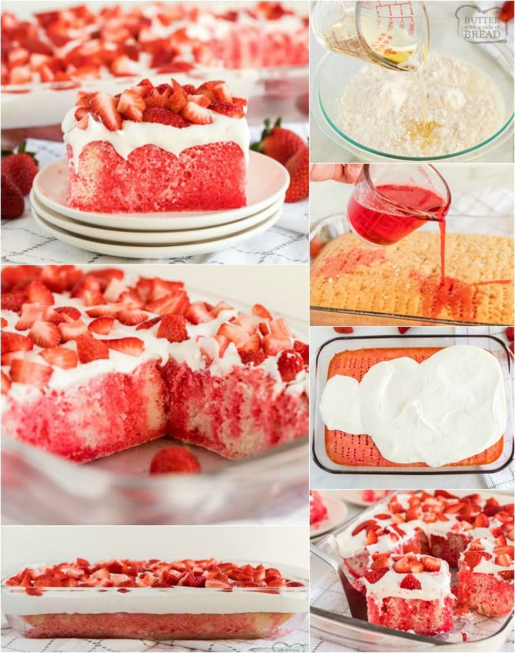 How to make Jello Poke Cake