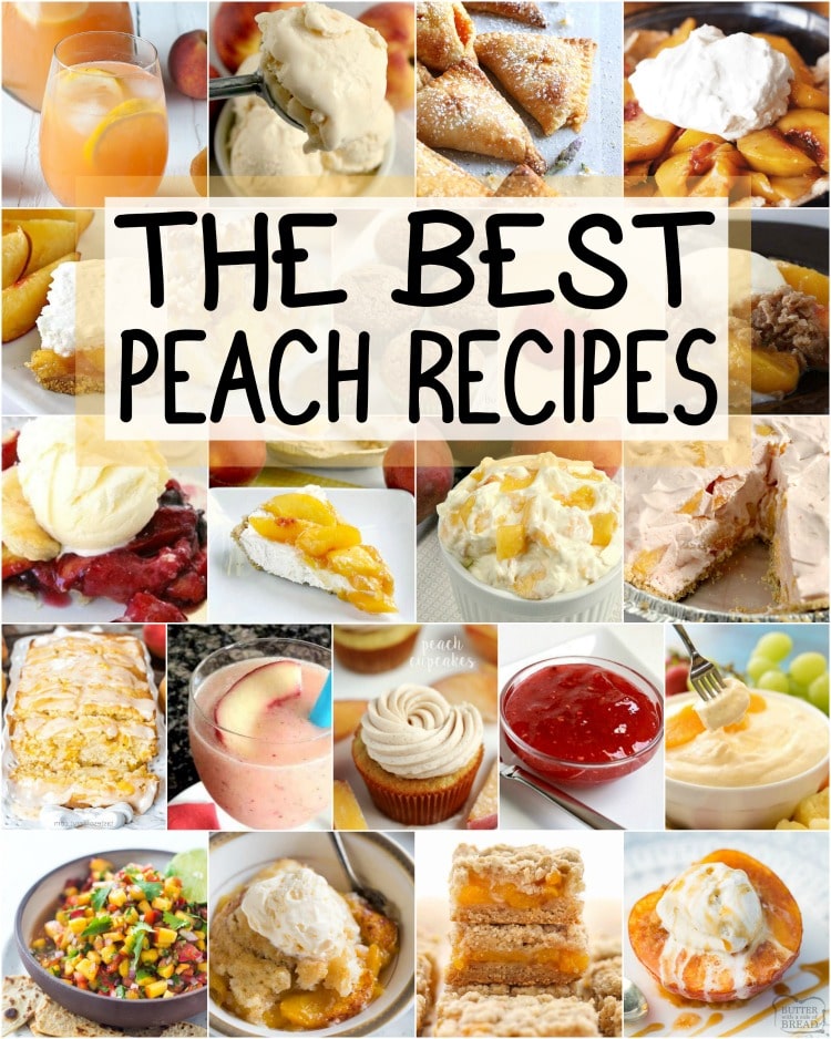 the best peach recipes