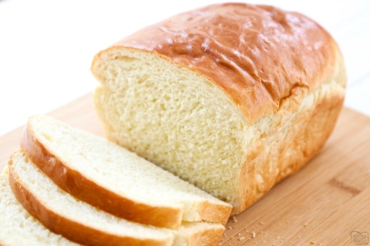 White Bread recipe is made with six ingredients & detailed instructions showing how to make bread! Done in just over an hour this recipe is one of the best soft white sandwich bread recipes. 