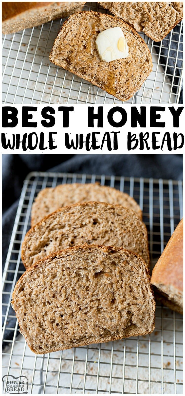 Honey Wheat Bread Recipe is a super simple way to use everyday ingredients to create delicious, hearty whole wheat bread. This Wheat Bread Recipe is perfect for beginner bread makers.