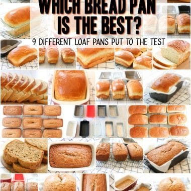 Loaf Pan comparison to see which pan bakes the best bread. 9 different bread pans put to the test with white bread and zucchini bread to see which is the best loaf pan.