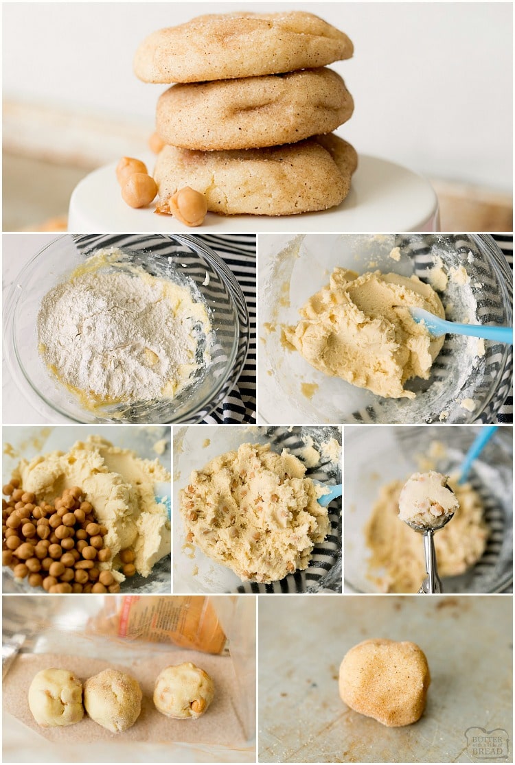 how to make easy snickerdoodle cookies with caramel recipe