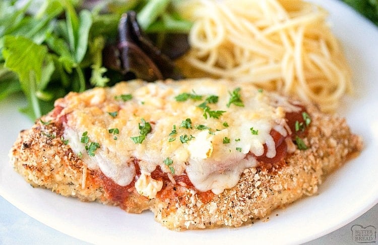 chicken parmesan recipe what to serve with