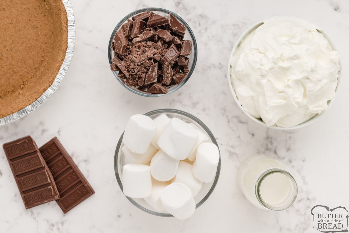 Ingredients in Hershey's Chocolate Pie