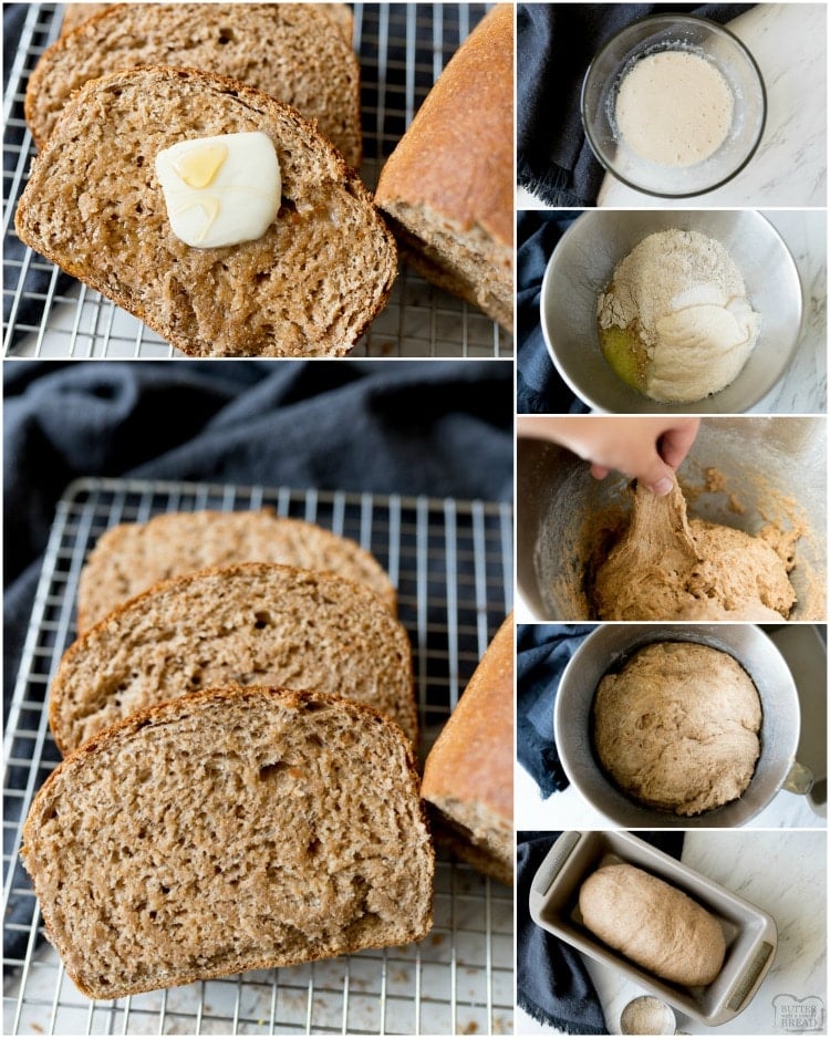 How to make honey whole wheat bread recipe