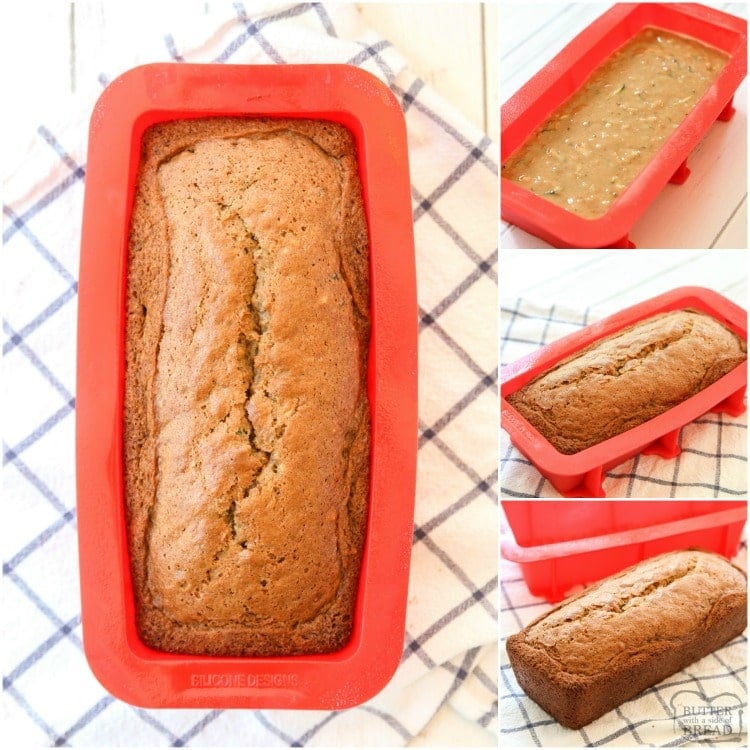 Silicone bread loaf pan
