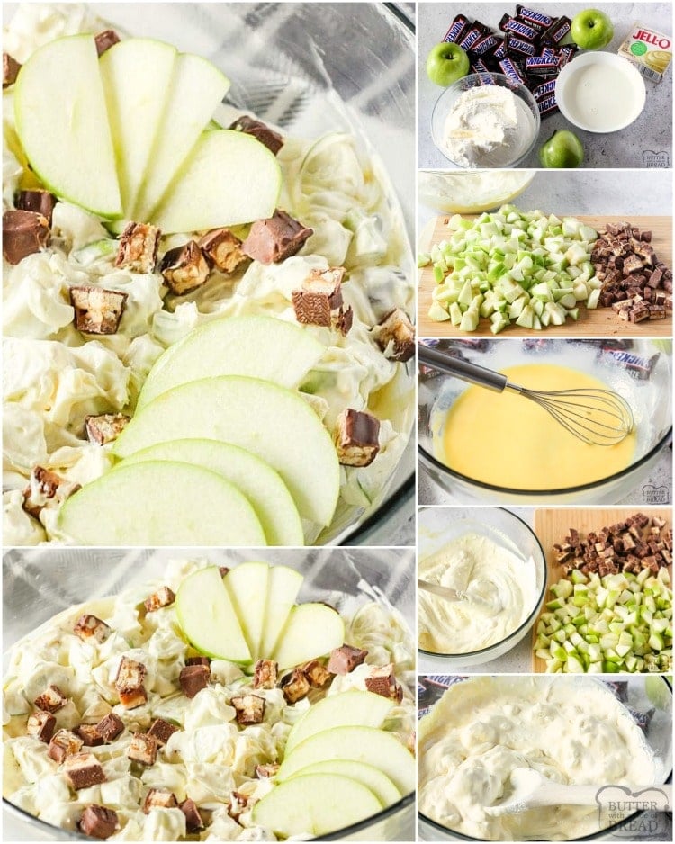 How to make snicker apple salad recipe