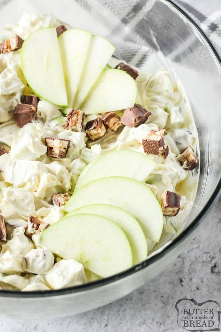 snickers salad image