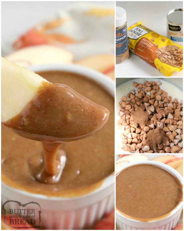 Step by step instructions to make caramel dip