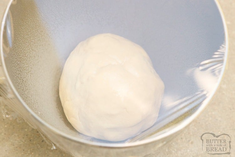 letting homemade dough rise