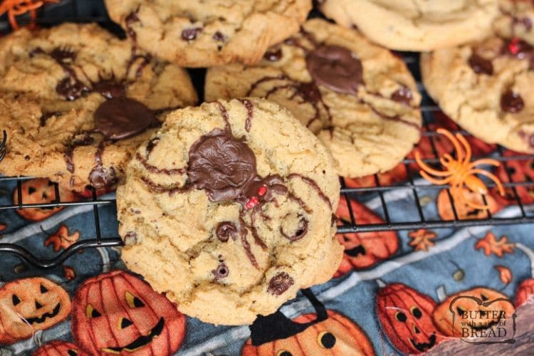 Halloween Spider cookies