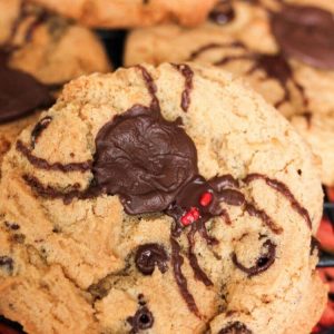 spider chocolate chip cookies