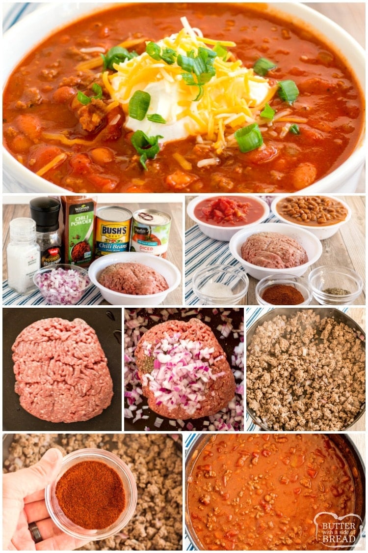 How to make easy chili recipe 