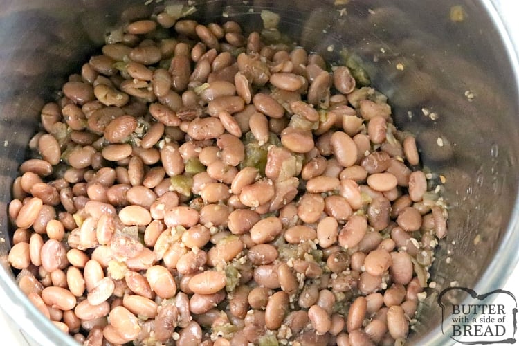 Cooking pinto beans in instant pot to make refried beans